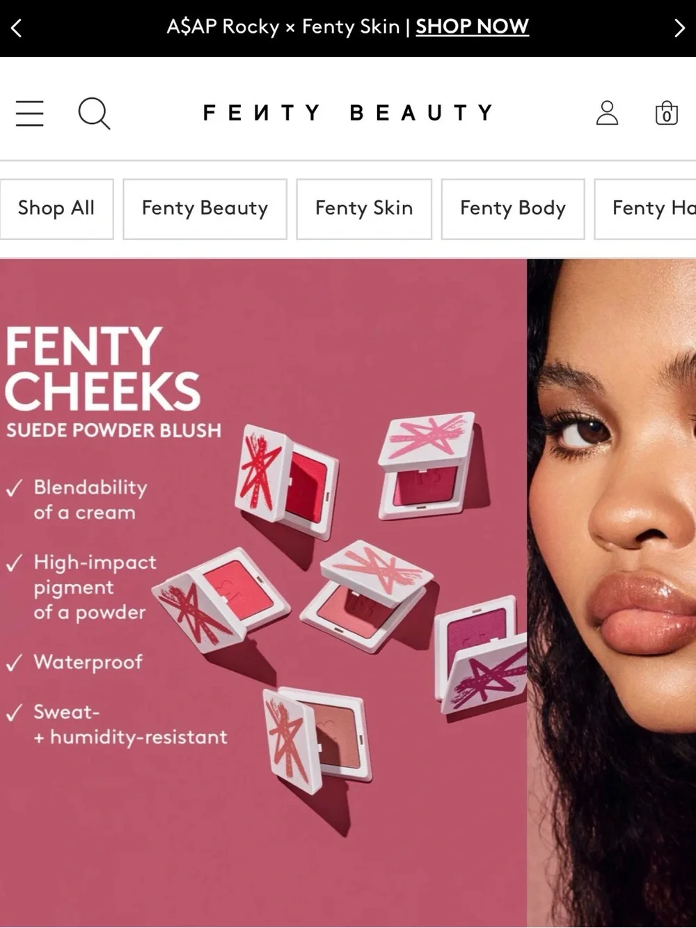 FENTY CHEEKS SUEDE POWDER BLUSH